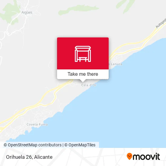 Orihuela 26 map