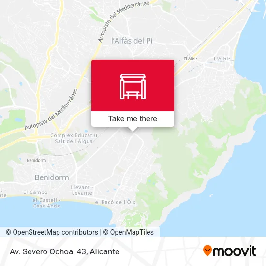 mapa Av. Severo Ochoa, 43