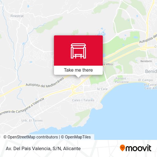 Av. Del Pais Valencia, S/N map