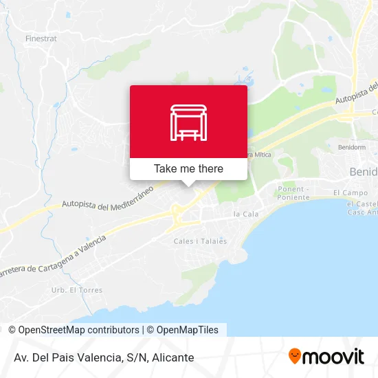 Av. Del Pais Valencia, S/N map