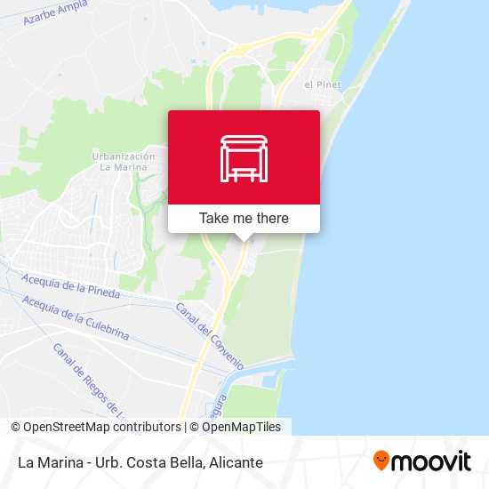 La Marina - Urb. Costa Bella map
