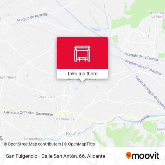 San Fulgencio - Calle San Antón, 66 map
