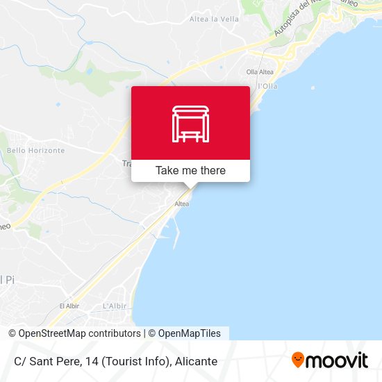C/ Sant Pere, 14 (Tourist Info) map