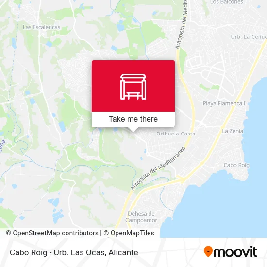 Cabo Roig - Urb. Las Ocas map