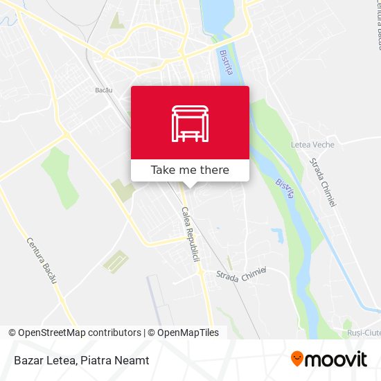 Bazar Letea map