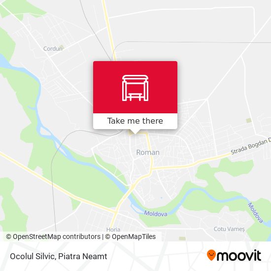 Ocolul Silvic map