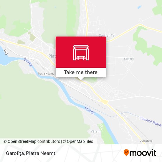 Garofița map