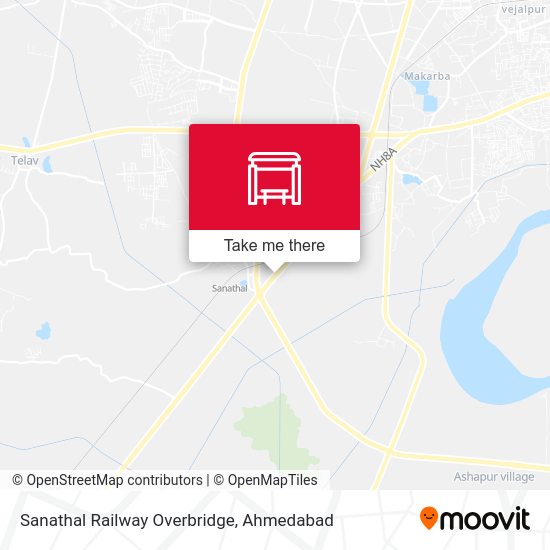 Sanathal Railway Overbridge map