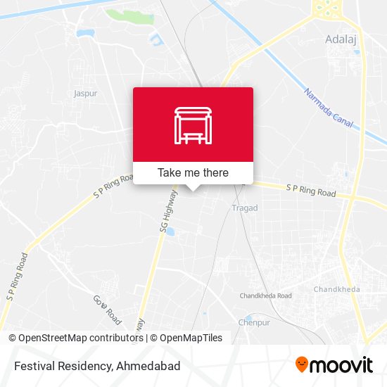 Festival Residency map