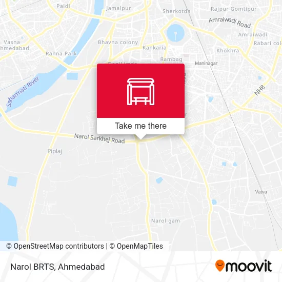 Narol BRTS map
