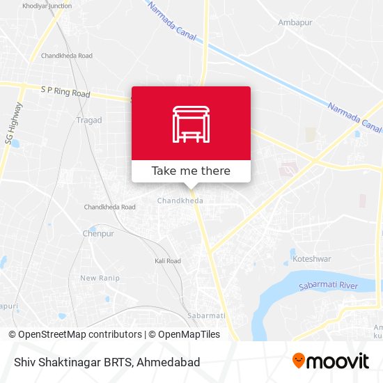 Shiv Shaktinagar BRTS map