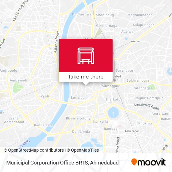 Municipal Corporation Office BRTS map