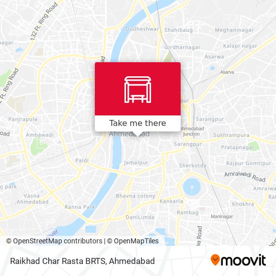 Raikhad Char Rasta BRTS map