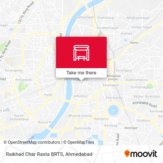 Raikhad Char Rasta BRTS map