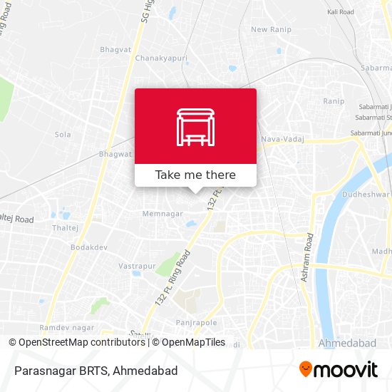 Parasnagar BRTS map