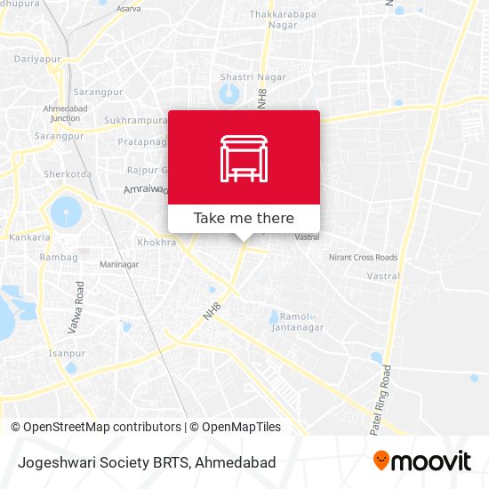 Jogeshwari Society BRTS map