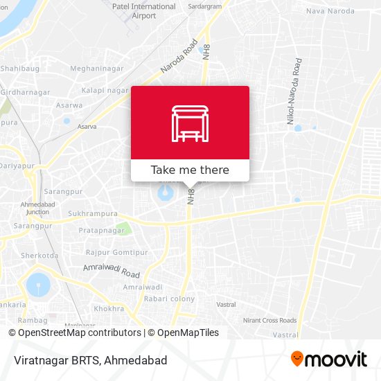 Viratnagar BRTS map