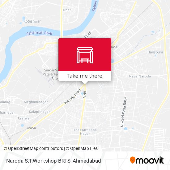 Naroda S.T.Workshop BRTS map