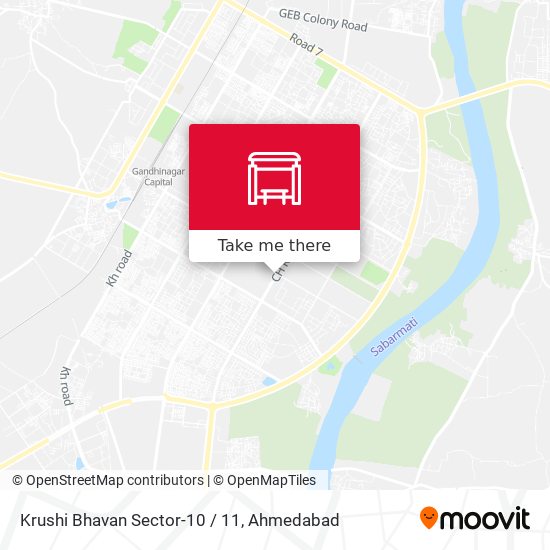 Krushi Bhavan Sector-10 / 11 map