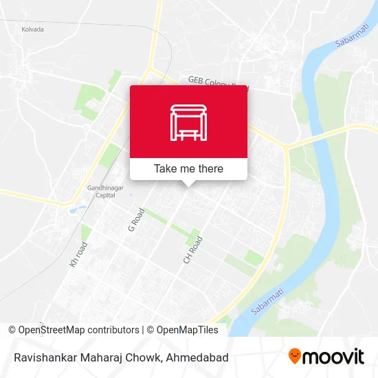 Ravishankar Maharaj Chowk map