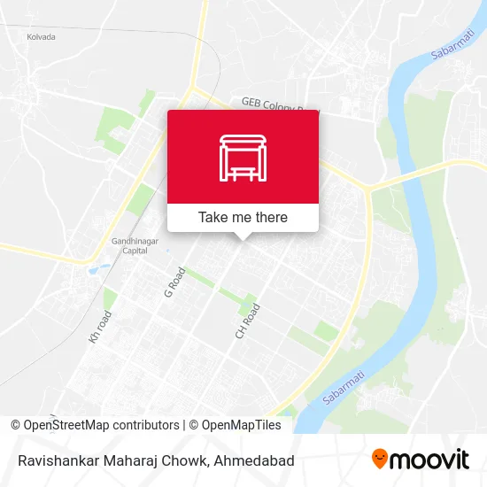 Ravishankar Maharaj Chowk map