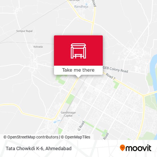 Tata Chowkdi K-6 map