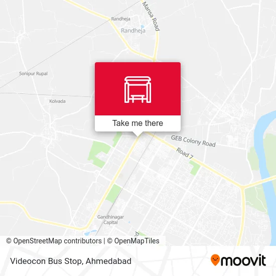 Videocon Bus Stop map