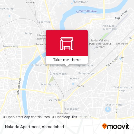 Nakoda Apartment map