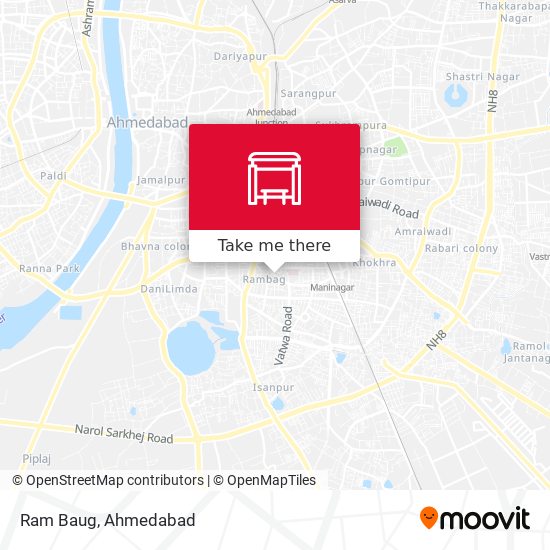 Ram Baug map