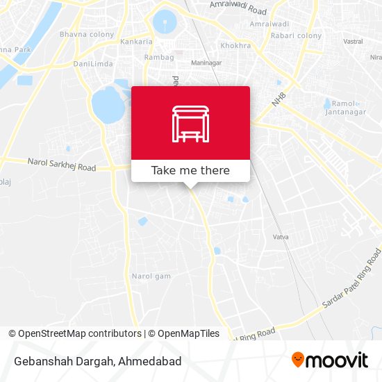 Gebanshah Dargah map