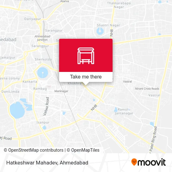 Hatkeshwar Mahadev map