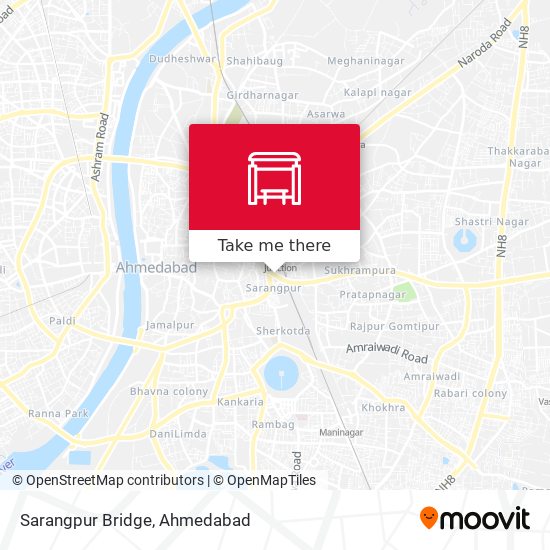 Sarangpur Bridge map