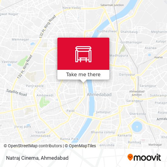 Natraj Cinema map