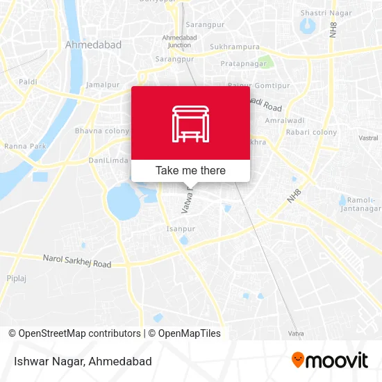 Ishwar Nagar map