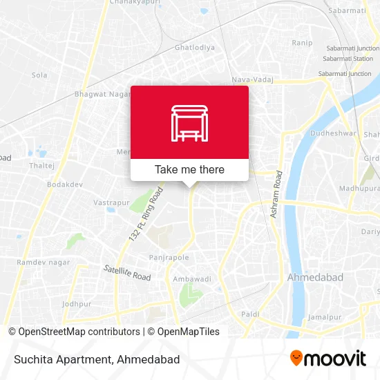 Suchita Apartment map