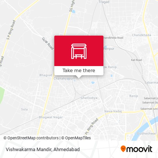 Vishwakarma Mandir map