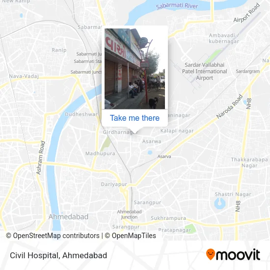 Civil Hospital map