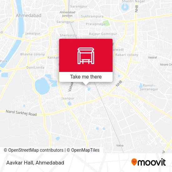 Aavkar Hall map