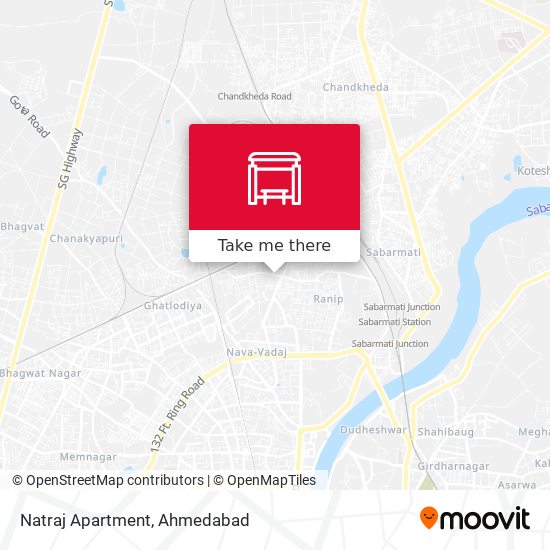 Natraj Apartment map