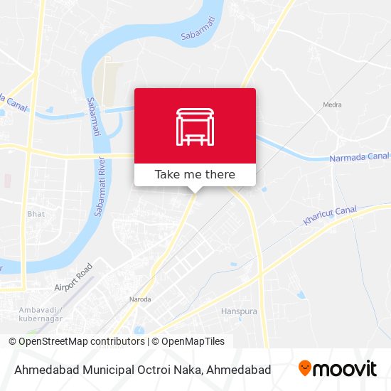Ahmedabad Municipal Octroi Naka map