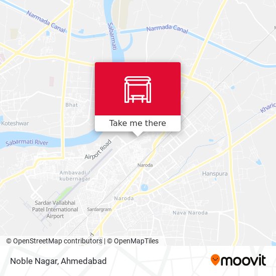 Noble Nagar map