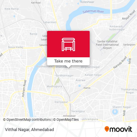 Vitthal Nagar map