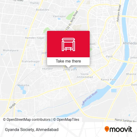 Gyanda Society map