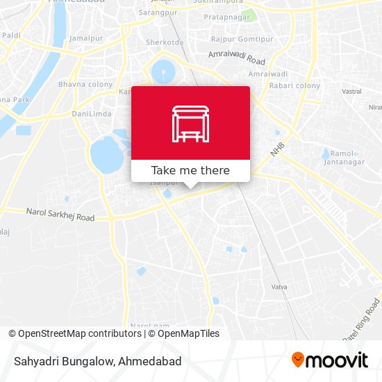 Sahyadri Bungalow map