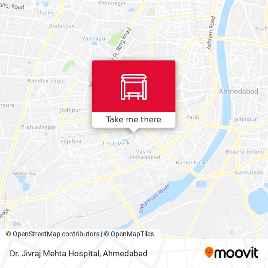 Dr. Jivraj Mehta Hospital map
