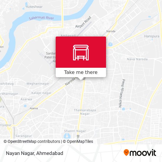 Nayan Nagar map