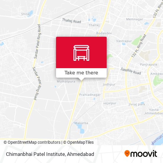 Chimanbhai Patel Institute map