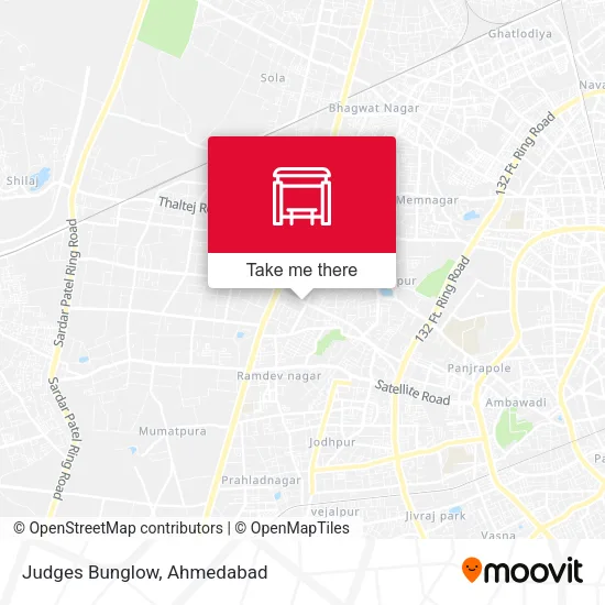 Judges Bunglow map