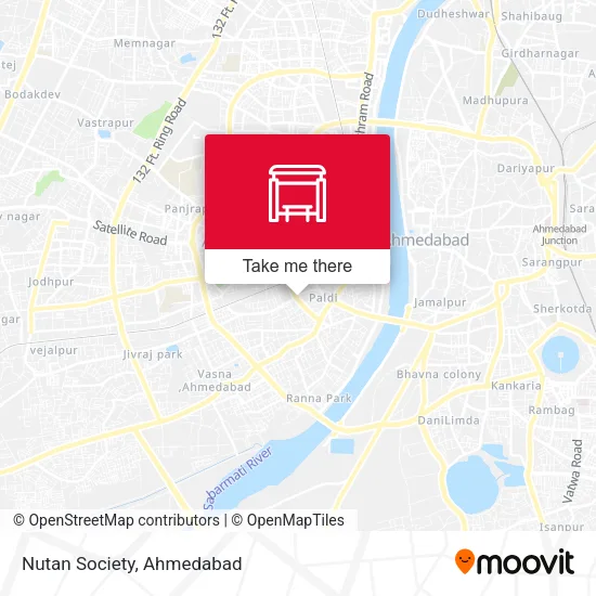 Nutan Society map
