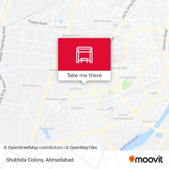 Shubhda Colony map